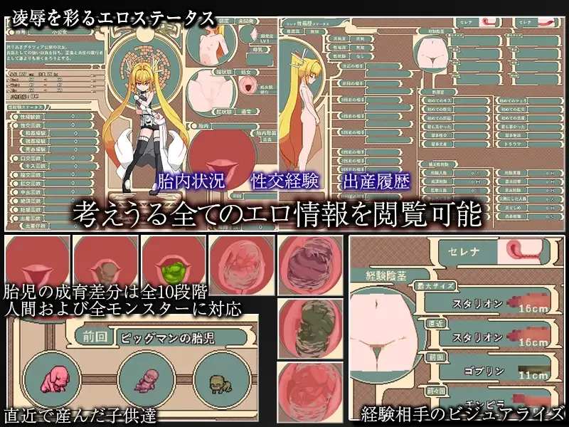 【RPG/PC/官中/像素/更新/异种/孕肚/生产/1.5G】Violated Princess V1.06.3-第2张图片-萌站
