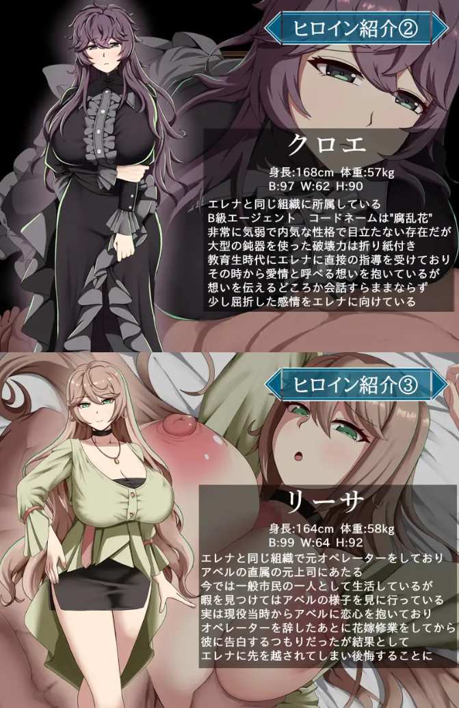 【PC端/昨日发售/RPG/NTR/纯爱】特工艾琳娜 ～与无能部下的危险任务【共2.1GB】 【目录可看CG】【MTool云翻汉化】【2025年3月18日16点 发售】