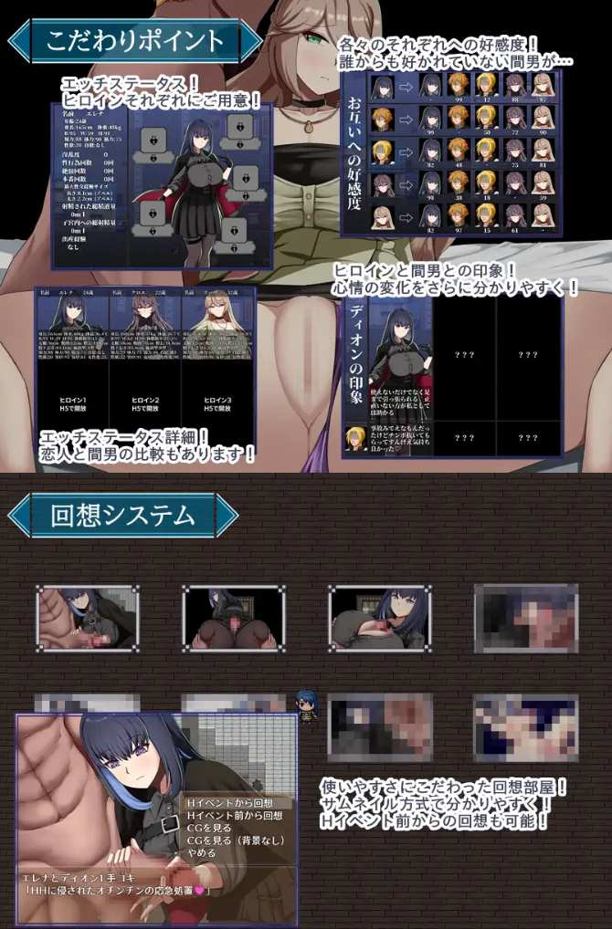 【PC端/昨日发售/RPG/NTR/纯爱】特工艾琳娜 ~与无能部下的危险任务【共2.1GB】 【目录可看CG】【MTool云翻汉化】【2025年3月18日16点 发售】-第3张图片-萌站 【PC端/昨日发售/RPG/NTR/纯爱】特工艾琳娜 ~与无能部下的危险任务【共2.1GB】 【目录可看CG】【MTool云翻汉化】【2025年3月18日16点 发售】-第3张图片-萌站