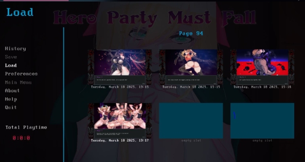【RPG/PC/NTR/阿嘿颜/黑皮/巨乳/小男娘/英文】Hero Party Must Fall 0.5.5测试版含全内容存档-第2张图片-萌站