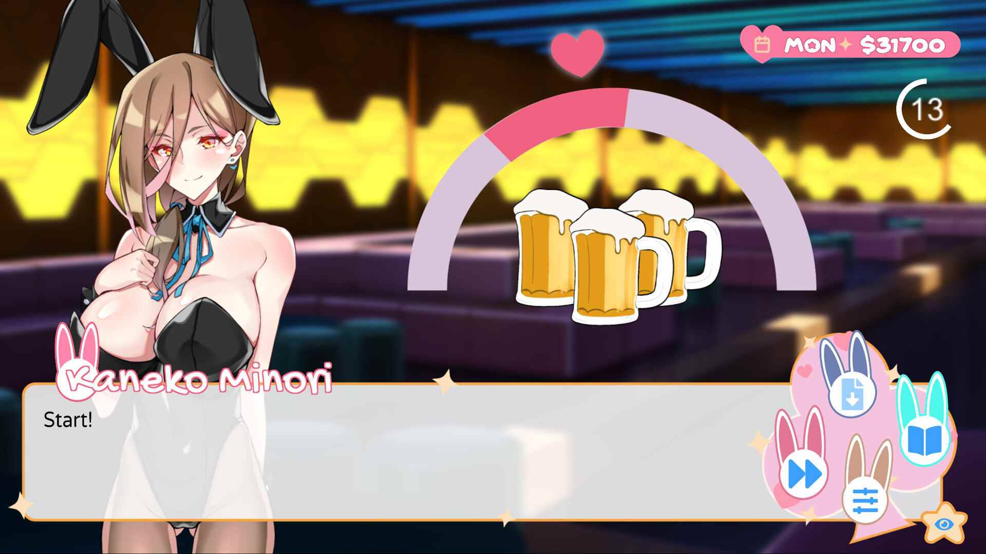 【Steam/实时机翻/自选/历险/体验/2D/动漫/黑暗/奇幻/赌博/故事架构丰富/爱情/选择取向/对话/多结局】兔兔健身所 & 兔女郎健康俱乐部 & Usagi Health Club 【Steamapp：1806630】