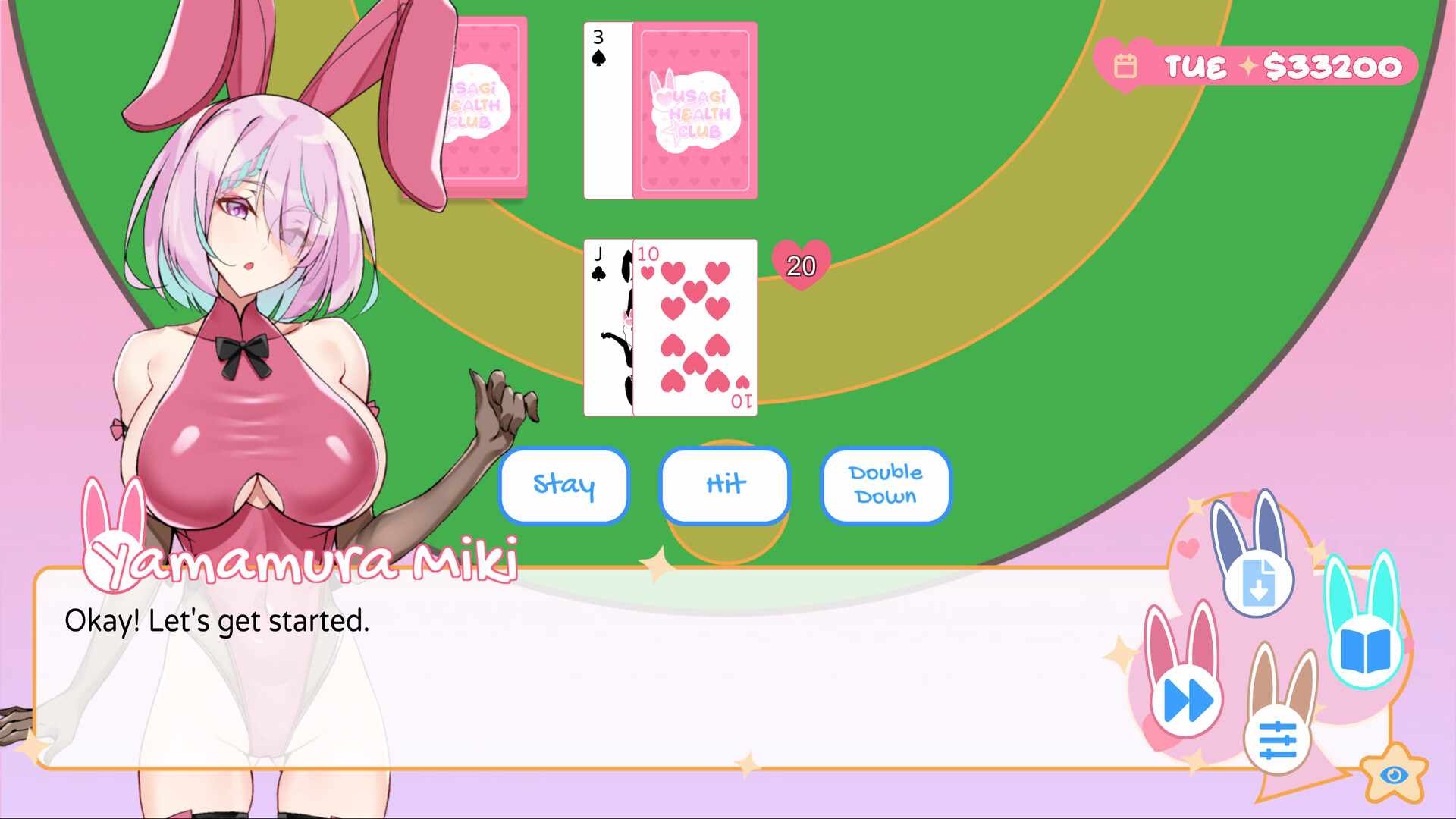 【Steam/实时机翻/自选/历险/体验/2D/动漫/黑暗/奇幻/赌博/故事架构丰富/爱情/选择取向/对话/多结局】兔兔健身所 & 兔女郎健康俱乐部 & Usagi Health Club 【Steamapp:1806630】-第8张图片-萌站 【Steam/实时机翻/自选/历险/体验/2D/动漫/黑暗/奇幻/赌博/故事架构丰富/爱情/选择取向/对话/多结局】兔兔健身所 & 兔女郎健康俱乐部 & Usagi Health Club 【Steamapp:1806630】-第8张图片-萌站