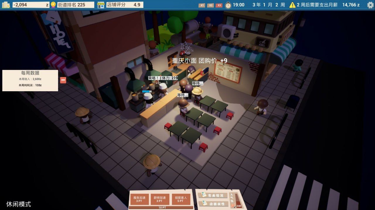 PC/SLG/#都市小面馆 v0.6.1 官方中文版