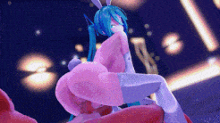 【MMD/ブラン/舞+纯啪】3月20日新作：V家 初音未来意识入侵改造高潮母猪RBQ