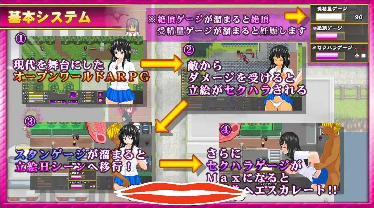[RPG/机翻/有动画] 离家出走的女儿和两个淫魔～家出娘と二人の淫魔V1.2.1b云翻汉化版 电脑1.6G￼￼-第2张图片-萌站