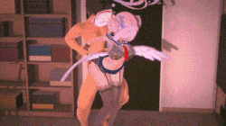 【MMD/sayorin/纯啪】3月21日两部新作：星铁 黑丝裤袜小银狼+档案 黑丝巨乳圣园未花-第5张图片-萌站
