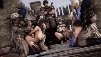 【3D动画】 Elarbaby：D-18 黑兽 奥利卡 高傲精灵女王沦为母狗肉便器-第5张图片-萌站
