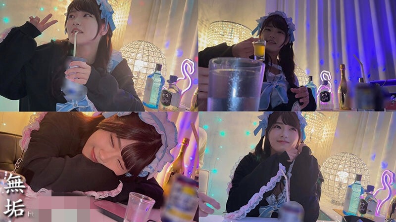 BARで出会った仕事終わりのコンカフェ嬢と ベロ酔い店内3P・ホテルお持ち帰りイキ過ぎ乱交SEX 美木ひなの