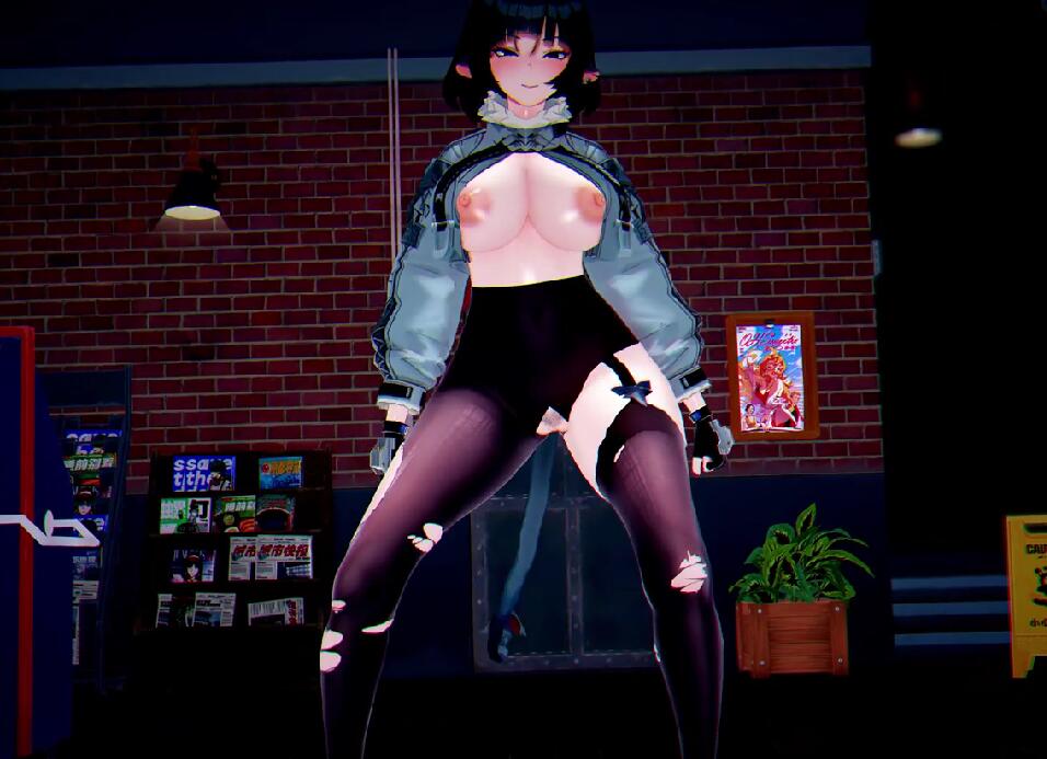 Iwara - No.49【簡·杜 Jane Doe】'AOA - Short Hair' 展示臥底遊戲專屬sex服裝一起來愉快受孕吧❤️⚠️futa Warnings 扶她SEX警告⚠️ -第4张图片-萌站