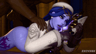 【3D动画】 zxcvxex ：黑百合+D.Va+杰玛+艾姬德娜 性感御姐激情爆肏-第4张图片-萌站