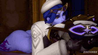 【3D动画】 zxcvxex ：黑百合+D.Va+杰玛+艾姬德娜 性感御姐激情爆肏-第5张图片-萌站