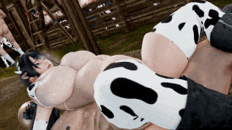 [绝赞3D/顶级NTR/CV] YeYeBirdie 新作：极品奶牛人妻在培训期间被多人中出播种 COW EP03