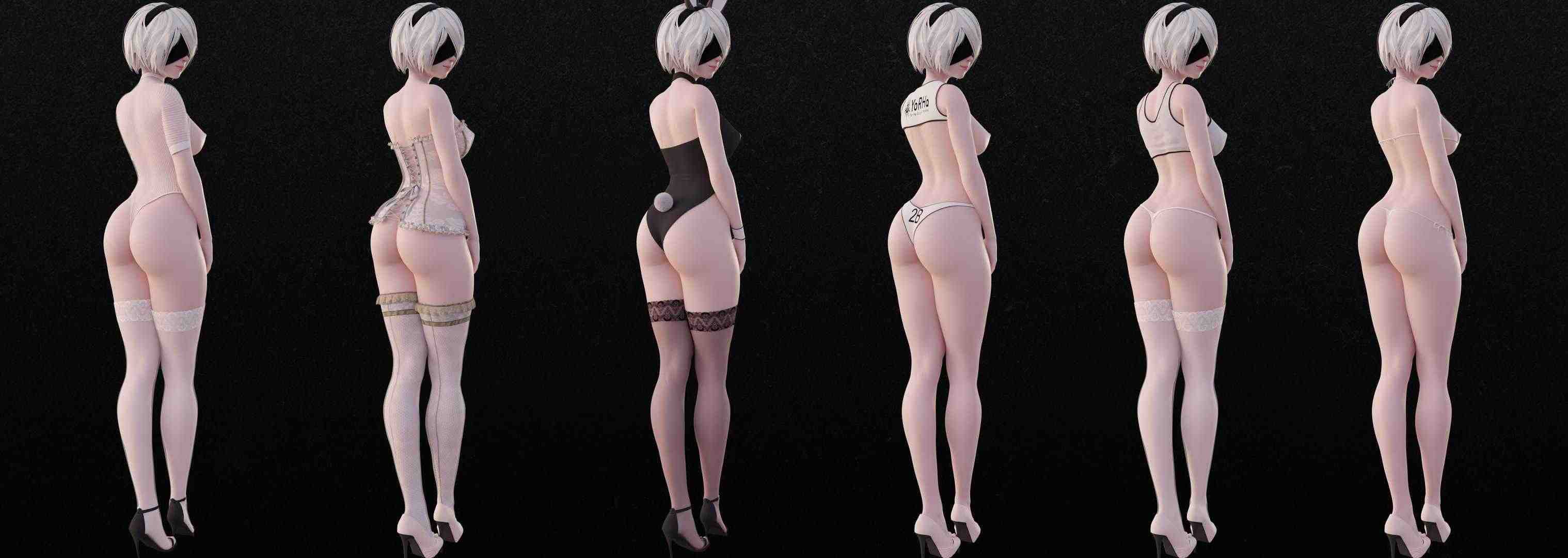 Collection大佬3d作品合集整理 各种同人LOL 2B 守望