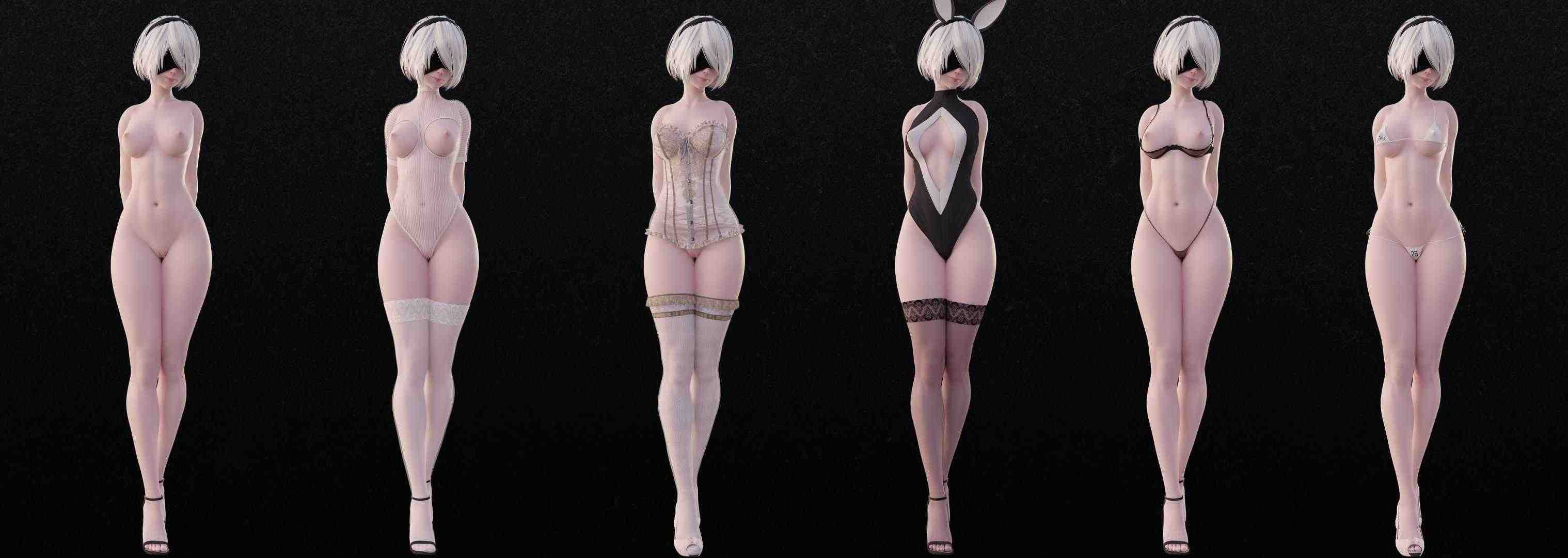 Collection大佬3d作品合集整理 各种同人LOL 2B 守望-第11张图片-萌站
