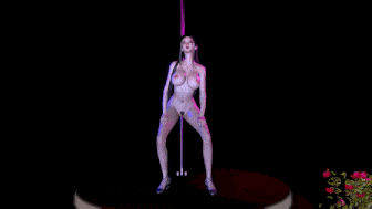 [3D动画/VAM] 断桥落雪：焰灵姬 我的女友为了补贴家用去酒吧兼职结果被老板调教成淫荡小母狗 
