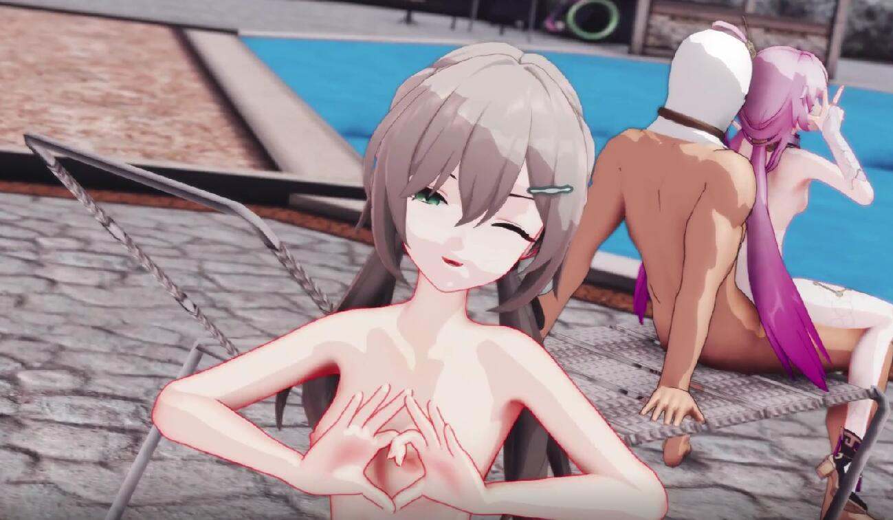 Iwara - 【舞啪】符玄和青雀の色情团建 -第4张图片-萌站
