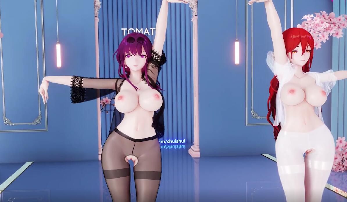 Iwara - MMD__涩涩姬子卡芙卡两个妈妈大兔兔_____布料EEVEE ____第二百零七期 -第2张图片-萌站