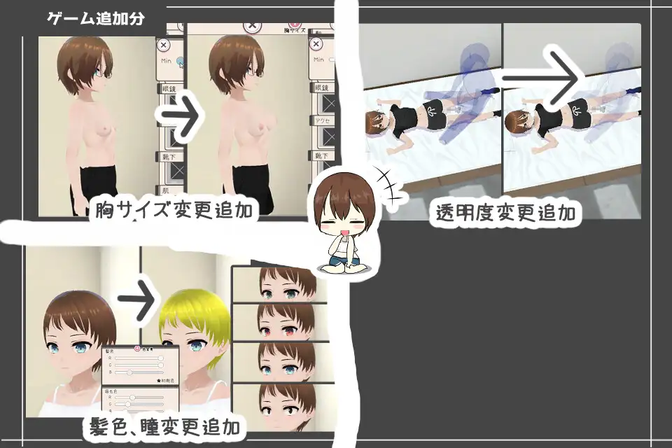 [3D触摸换装妹妹动态有CV] 同居模拟器：傲娇妹妹饲养日记 [Ver1.6][机翻]1.36G