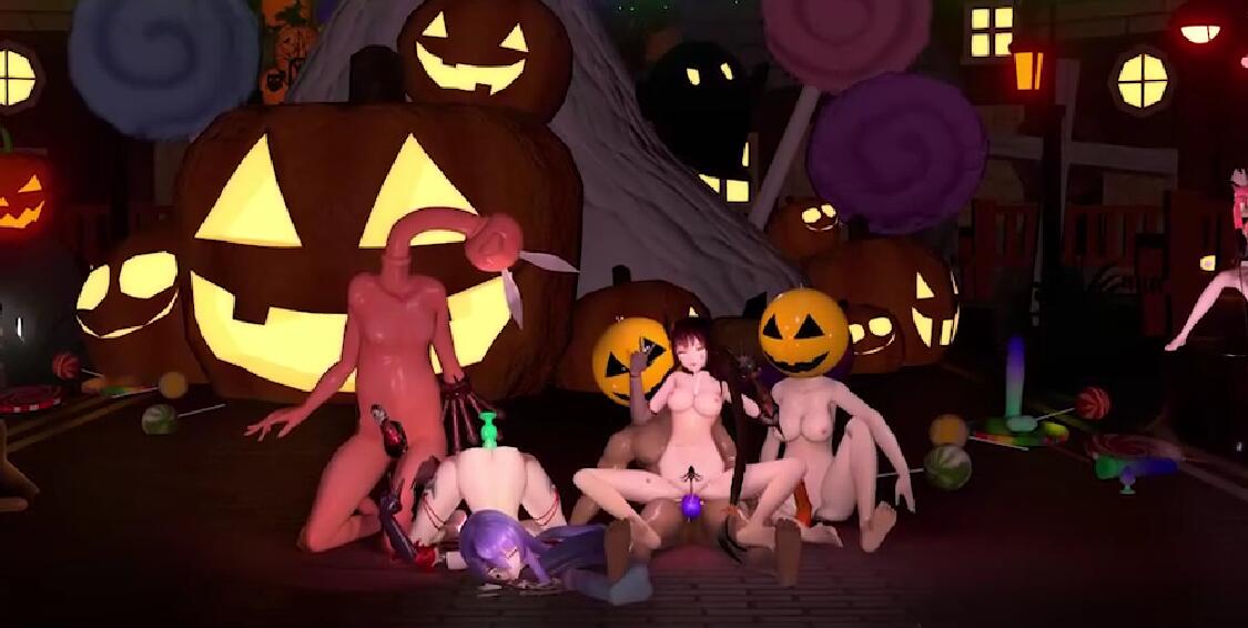 Iwara - 康熙❤️朱棣-Happy Halloween 2023 Hentai Dance&Sex