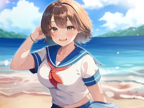 【免费】RJ01313759【佐京柚音】南の島の無垢な従妹がセーラー服の似合うムチムチ巨乳JKに成長していて、俺はもうガマンできない