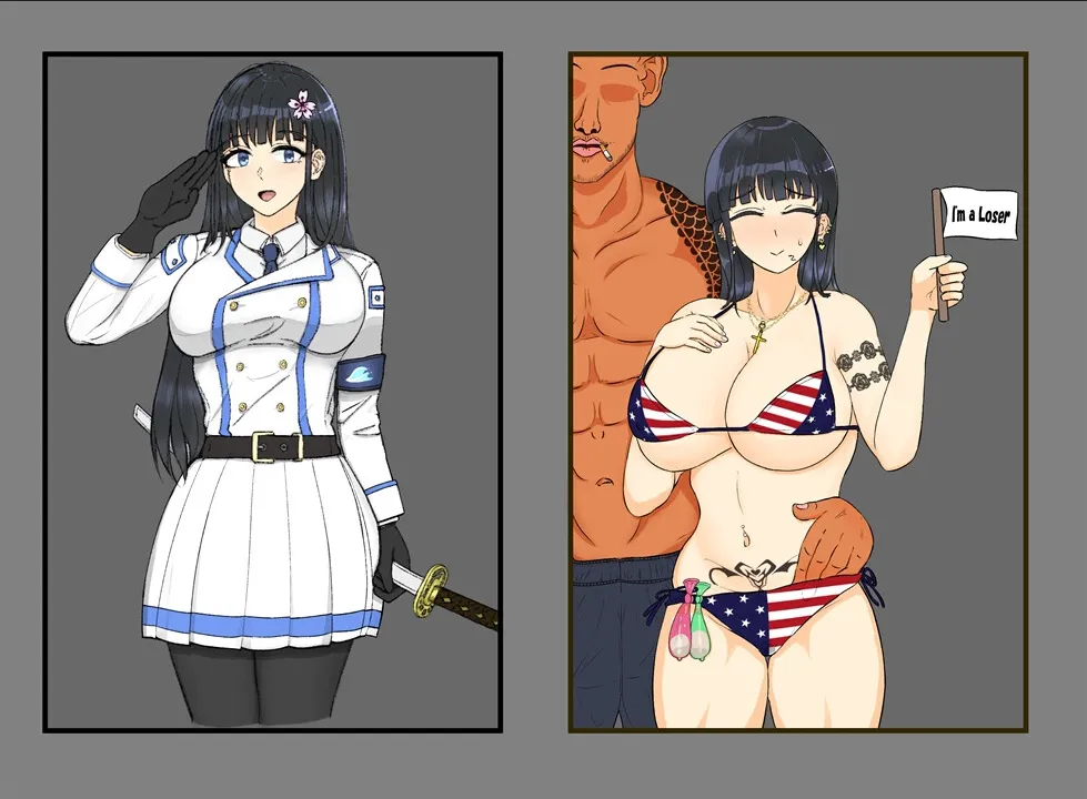 【日系RPG/汉化/NTR】大和抚子NTR～被敌国男人抱过后彻底改变的她/大和ナデシコNTR～敵国の男に抱かれ変わり果てていくあの子～ Ver1.10 Mtool汉化【1.25G】-第2张图片-萌站