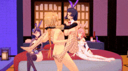 【MMD/Koibito/纯啪】原神巨乳肥臀~蒙德温泉节(1+2) 稻妻兔女郎等5部-第4张图片-萌站