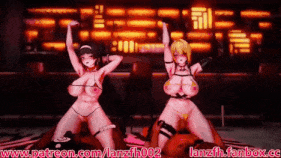 【巨乳 乳摇 舞啪 骑乘 爆操 中出】新作-DanceSex_Im Ill_Evelyn&Astra