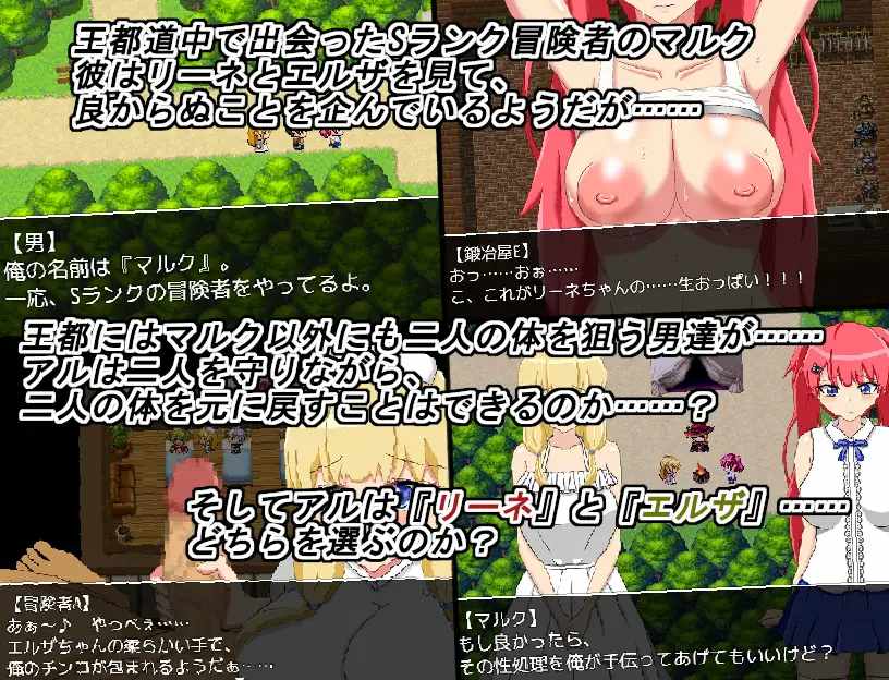 [阿黑颜][恶堕][调教][雨宿り蛙] NTR冒険者 リーネ&エルザ Ver1.24 [1.1g][百度]-第4张图片-萌站