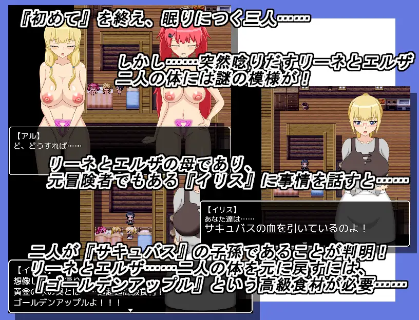 [阿黑颜][恶堕][调教][雨宿り蛙] NTR冒険者 リーネ&エルザ Ver1.24 [1.1g][百度]-第5张图片-萌站