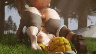 [3D动画] zelda and bogobur 塞尔达 落难公主被兽人狠狠侵犯中出-第5张图片-萌站