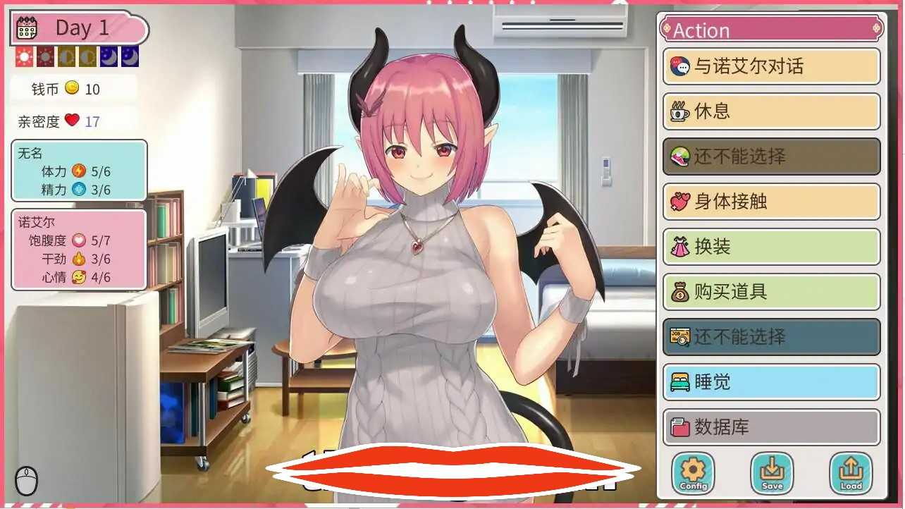[SLG/汉化] 与魅魔缔结契约的同居生活 Living with a succubus v2.0 STEAM官中无修版 300M电脑￼￼