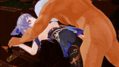 【MMD/煌めく星/纯啪】3月31日新作：原神 一脸嫌弃的黑丝刻晴-第7张图片-萌站