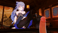 【MMD/煌めく星/纯啪】3月31日新作：原神 一脸嫌弃的黑丝刻晴-第8张图片-萌站