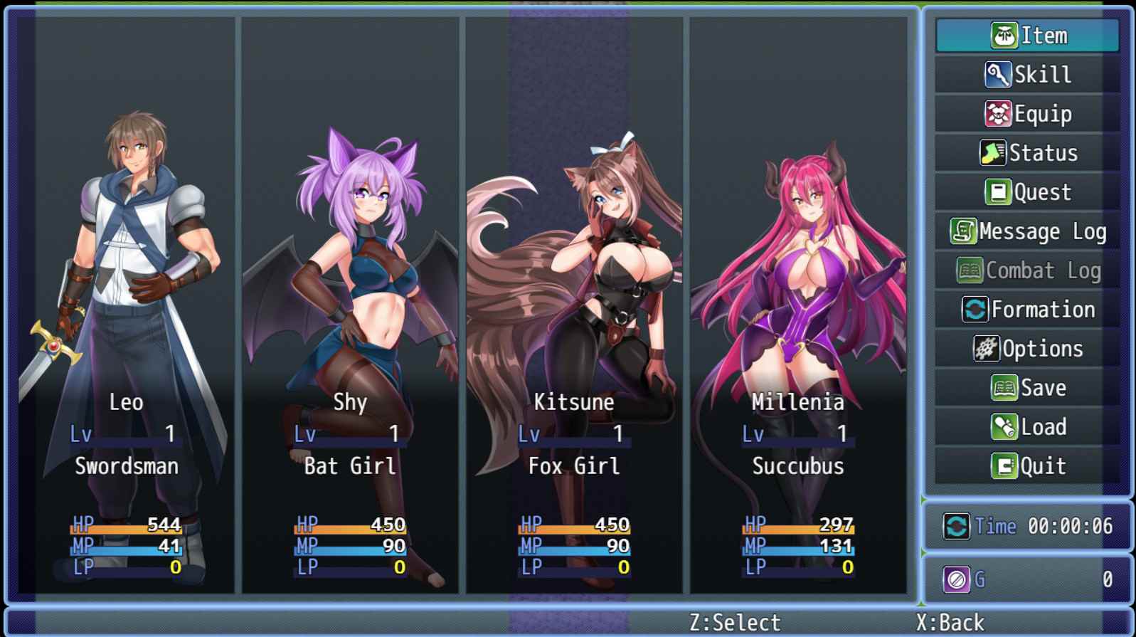【RPGGPT汉化】妖怪少女入侵 V5[1.41G]-第3张图片-萌站
