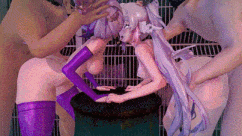 【MMD/天平キツネ/纯啪】4月2日新作：虚拟主播 黎歌和兰音的特别握手会-第5张图片-萌站