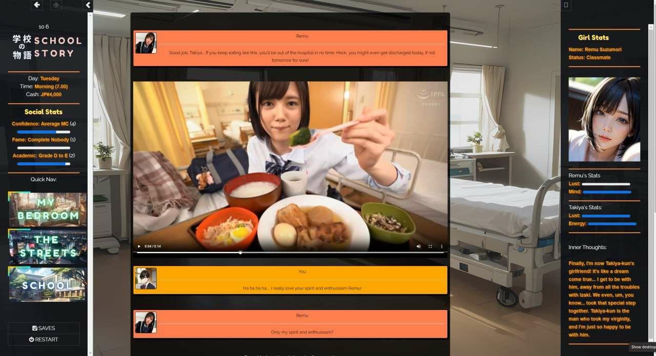 更新 [亚洲风HTML大作/真人/全动态] 学校の物语 Gakko No Monogatari V0.18a 浏览器转中文-第17张图片-萌站