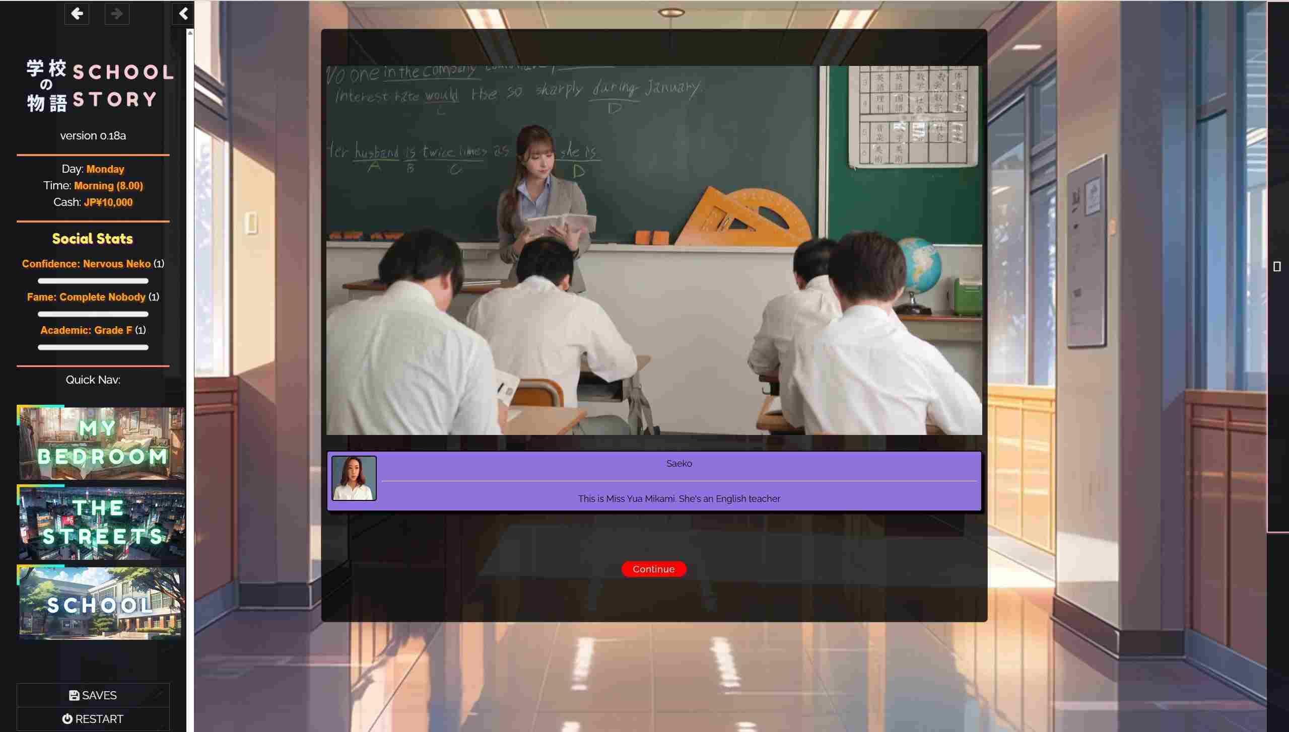更新 [亚洲风HTML大作/真人/全动态] 学校の物语 Gakko No Monogatari V0.18a 浏览器转中文-第5张图片-萌站