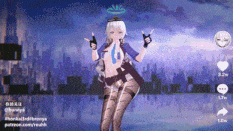 【MMD/bunnya/纯啪】4月新作：崩坏舞啪 布洛妮娅的抖阴福利账号-第4张图片-萌站