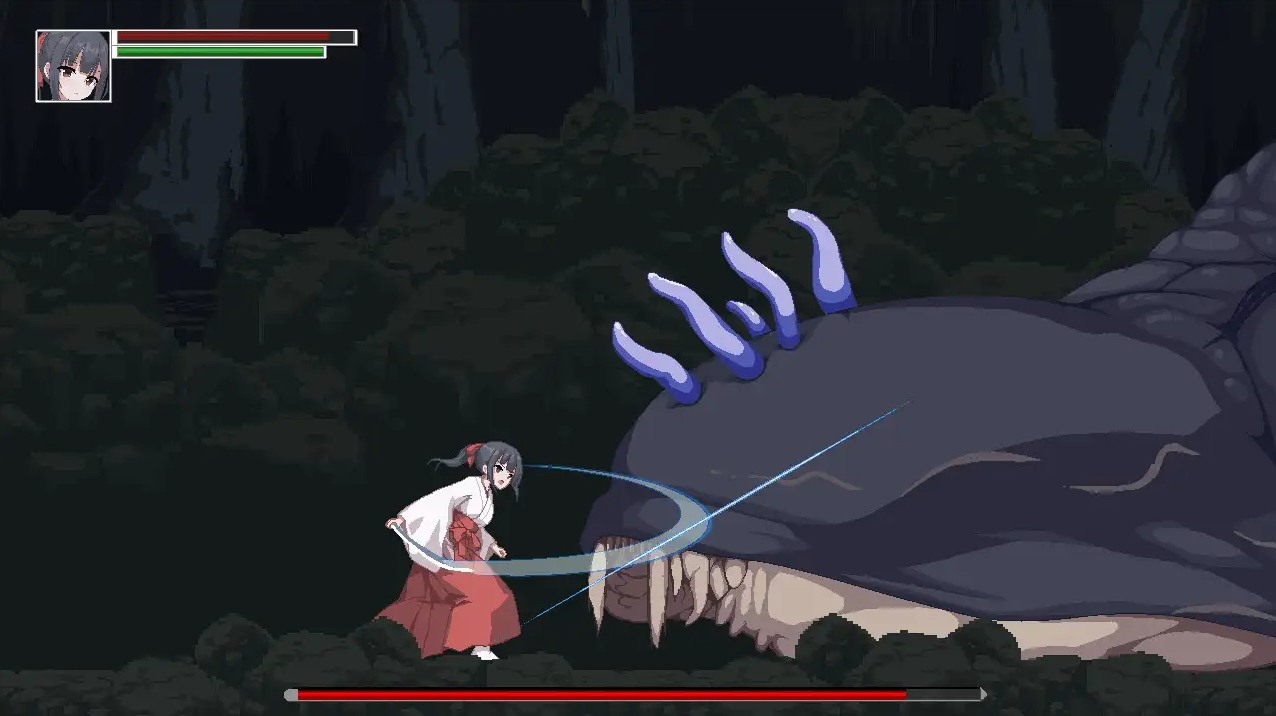 [DeepseekV3翻译][推荐/像素/巫女/触手/动态/全CG] 退魔巫女稻芽-第7张图片-萌站