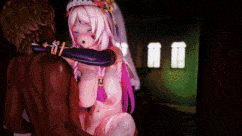 【MMD/Lanzfh/纯啪】4月新作：原神NTR 甘雨&茜特菈莉婚礼出轨-第2张图片-萌站