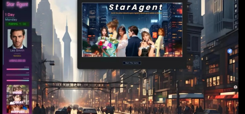 【HTML/机翻/真人/全动态】明星代言人 Star Agent Ver0.60 HTML网页汉化步兵版 【1.9G新作】【序号519】