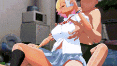 【3D/tamangoworks/纯啪】4月新作：巨乳肥臀的金发辣妹JK-第14张图片-萌站