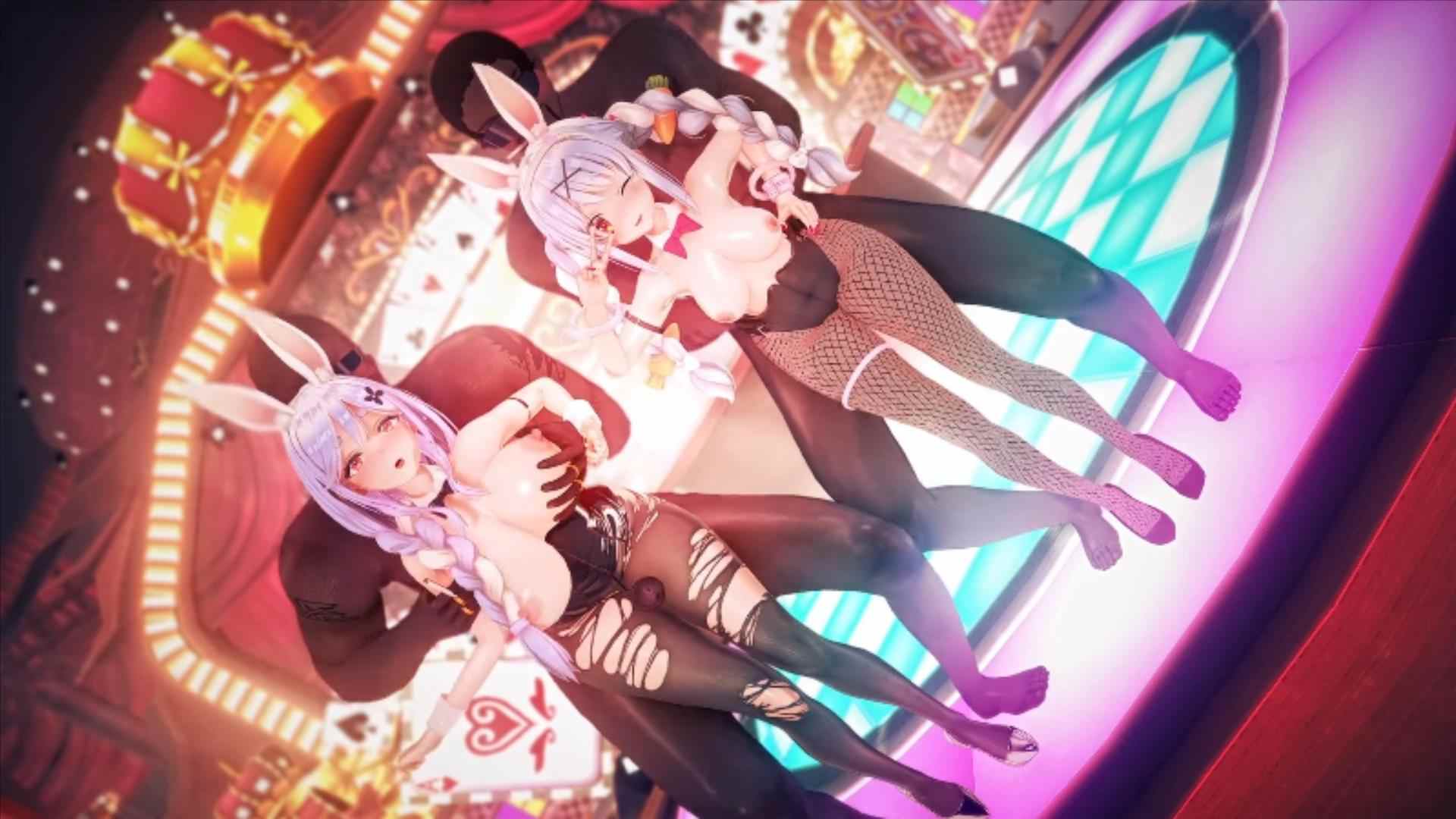 Sex Vtuber ぺこらxぺこらママ 親子丼【10分】