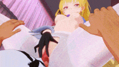 【MMD/煌めく星/纯啪】4月两部新作：鸣潮 白丝裤袜菲比~被玷污的圣堂修女(1+2)-第4张图片-萌站