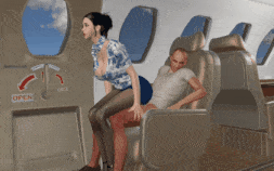 【巨乳 黑丝 口交 吞精 骑乘 后入 爆操 中出】新作-空姐故事- 云端快感 Sex on the plane!-第2张图片-萌站