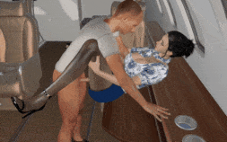 【巨乳 黑丝 口交 吞精 骑乘 后入 爆操 中出】新作-空姐故事- 云端快感 Sex on the plane!-第9张图片-萌站