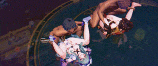 【MMD/runhh/纯啪】4月9日新作：原神 瑞希x千织~甜蜜的梦境