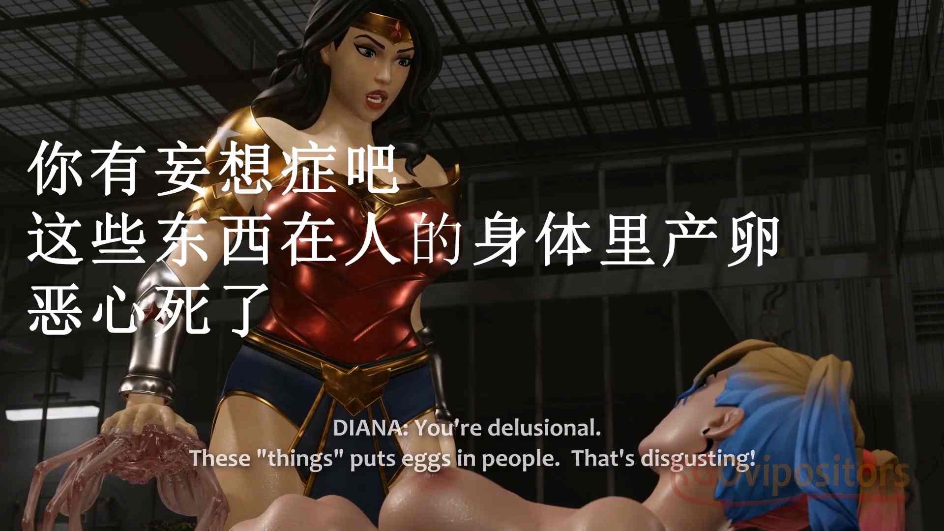 【哈莉奎茵已成抱脸虫瘾君子】神奇女侠被哄骗加入(异形/产卵/怀孕/抱脸虫/DC/异种)283M-第10张图片-萌站 【哈莉奎茵已成抱脸虫瘾君子】神奇女侠被哄骗加入(异形/产卵/怀孕/抱脸虫/DC/异种)283M-第10张图片-萌站