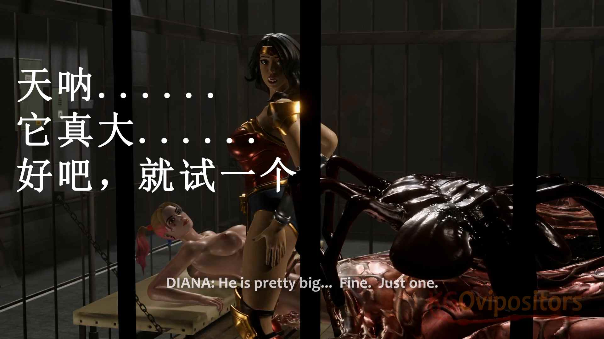 【哈莉奎茵已成抱脸虫瘾君子】神奇女侠被哄骗加入(异形/产卵/怀孕/抱脸虫/DC/异种)283M-第13张图片-萌站 【哈莉奎茵已成抱脸虫瘾君子】神奇女侠被哄骗加入(异形/产卵/怀孕/抱脸虫/DC/异种)283M-第13张图片-萌站