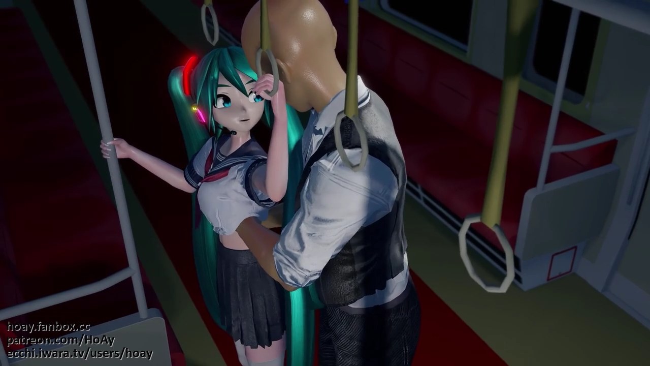 MMD Miku train trip sex MMDCloth